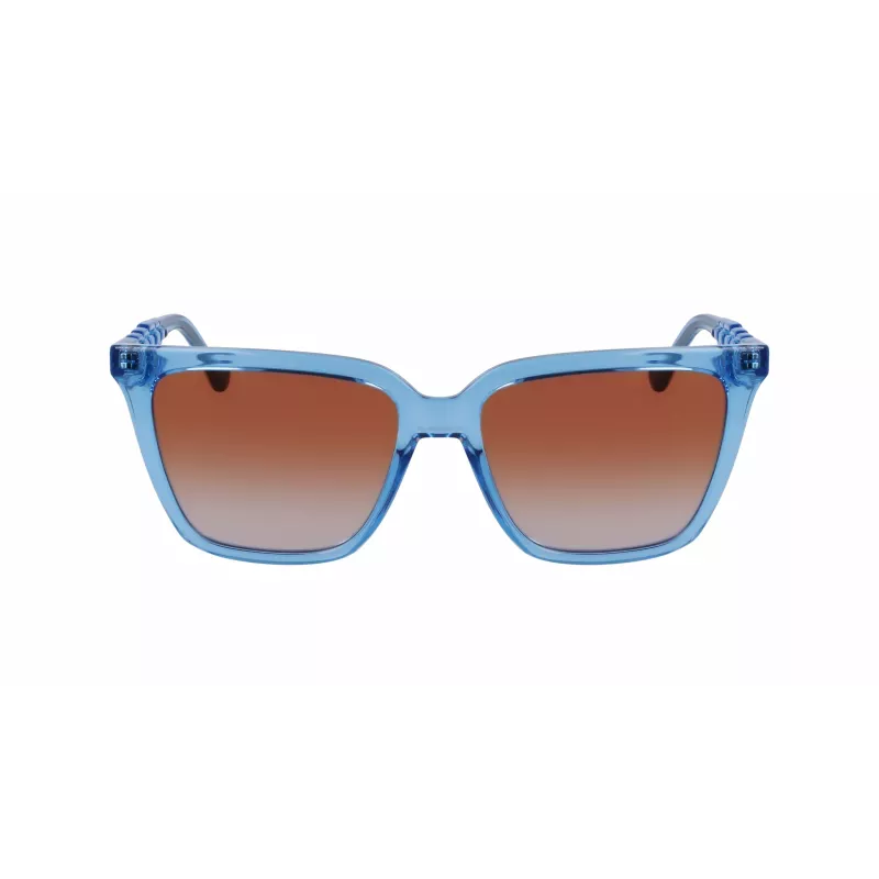 LIU JO Damen-Sonnenbrille LJ780S-425 Butterfly Square Acetat-Fassung Braun Havana Verlaufsglas 56mm