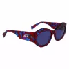 LIU JO Damen-Sonnenbrille LJ786S-665 Butterfly Metallrahmen Roségold Braun Verlaufsgläser 54mm