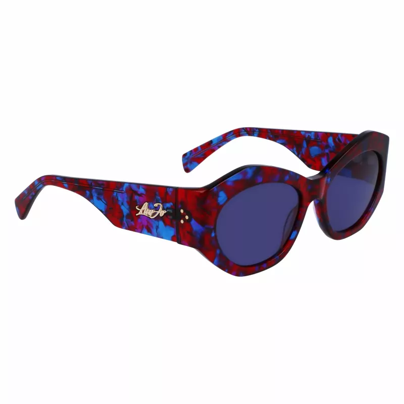 LIU JO Damen-Sonnenbrille LJ786S-665 Butterfly Metallrahmen Roségold Braun Verlaufsgläser 54mm