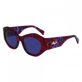 LIU JO Damen-Sonnenbrille LJ786S-665 Butterfly Metallrahmen Roségold Braun Verlaufsgläser 54mm
