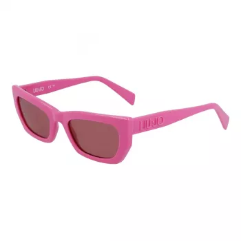 LIU JO Damen-Sonnenbrille LJ790S5221610 - Schwarzer Rahmen, graue Gläser, 52 mm