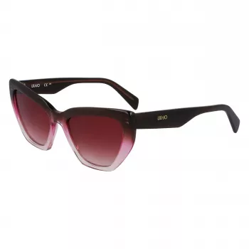 LIU JO Damen-Sonnenbrille LJ794S-207 Havana Acetat Braun Verlauf 54mm