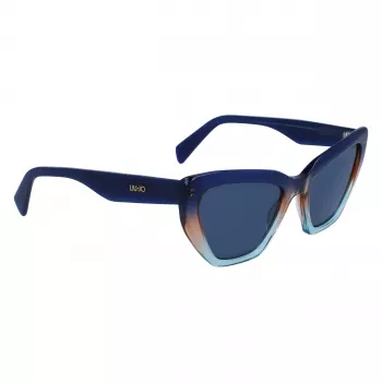 LIU JO Damen-Sonnenbrille LJ794S-439 Blauer Butterfly-Rahmen UV400