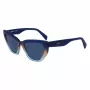 LIU JO Damen-Sonnenbrille LJ794S-439 Blauer Butterfly-Rahmen UV400