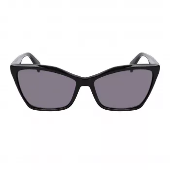 LIU JO Damen-Sonnenbrille LJ796S-001 Butterfly/Cat-Eye Acetatrahmen graue Gläser 58mm