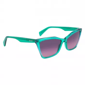 LIU JO Damen-Sonnenbrille LJ796S-336 Havana/Braun Square Full Rim