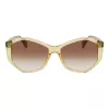 LIU JO Damen-Sonnenbrille LJ797S5715707 Havana Geometrischer Rahmen Braune Verlaufsgläser 57mm