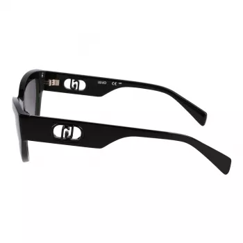 LIU JO Damen-Sonnenbrille LJ800S5418001 Schwarz/Grau 54mm