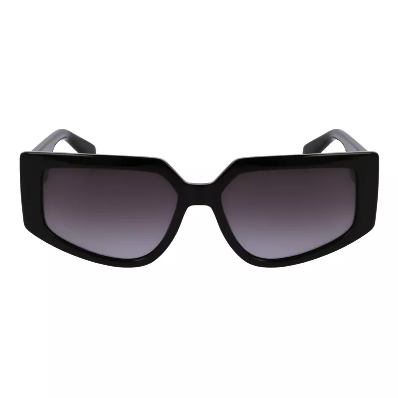 LIU JO Damen-Sonnenbrille LJ801S5515001 Schwarz/Grau Butterfly Oversized