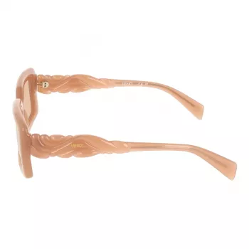 LIU JO Damen-Sonnenbrille LJ806S5221216 - Rechteckiger Acetatrahmen mit UV400-Schutz
