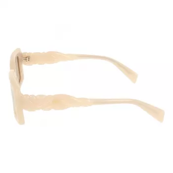 LIU JO Damen-Sonnenbrille LJ806S5221272 - Geometrischer Acetatrahmen, UV400-Schutz, 52 mm