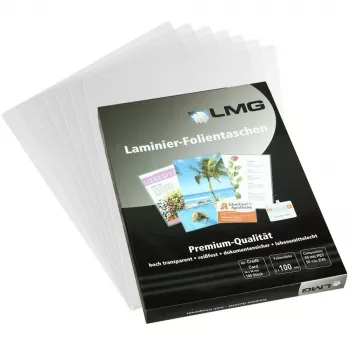 LMG Signaltechnologie 25 Laminierfolien glänzend für A3, 125 Mikron