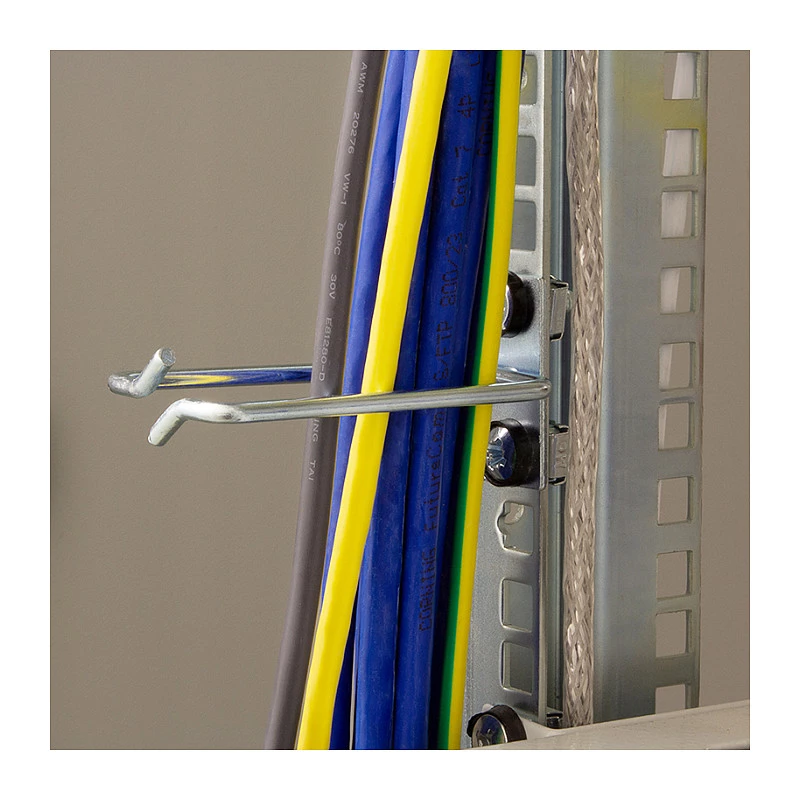 LogiLink 19 inch Kabelmanagement-Bügel 40 x 80 mm, Stahl, 2 Stück