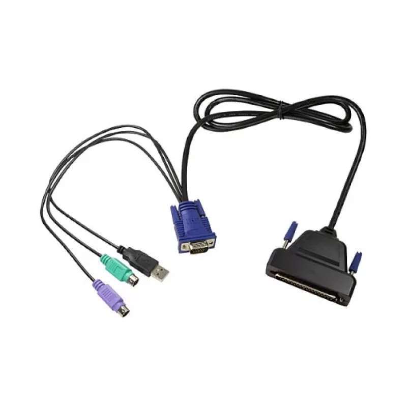 LOGILINK 19-Zoll-LCD-KVM-Konsole mit VGA, US-Tastaturlayout (LC902US)