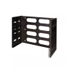 Logilink 19-Zoll-Wandgehäuse, 8U, Schwarz, offener Rahmen
