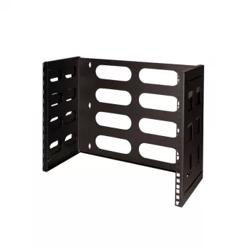 Logilink 19-Zoll-Wandgehäuse, 8U, Schwarz, offener Rahmen