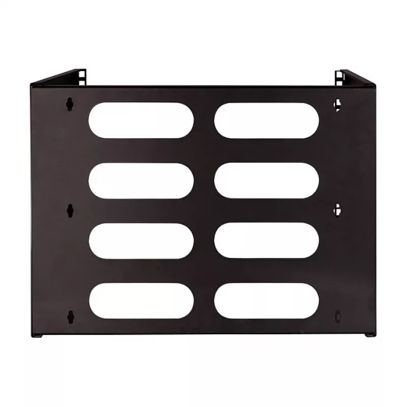 Logilink 19-Zoll-Wandgehäuse, 8U, Schwarz, offener Rahmen