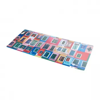 LogiLink 3-in-1 Notebook-Mauspad mit Reinigungstuch, Bildschirmschutz, Mikrofaser, rutschfest, Grau, 350 x 220 mm, 2 mm