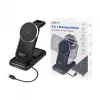Logilink 4-in-1 Kabelloses Tischladegerät, 15W Qi Ladestation (PA0292)