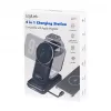Logilink 4-in-1 Kabelloses Tischladegerät, 15W Qi Ladestation (PA0292)
