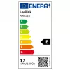 LOGILINK AA0155 LED Ring Fill Light mit Herzform und Stativ, 20,5 cm, 10 Helligkeitsstufen, 3000K-6000K, USB-A