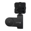 Logilink AA0173 Magnetischer Telefon-Griff mit LED-Fülllicht, Schwarz, Wiederaufladbar, MagSafe-kompatibel, 3 Lichtmodi