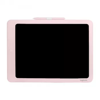 LogiLink AA0182 LCD-Schreibtablett, 14 Zoll, Pink, Mehrfarbiges wiederverwendbares Kritzelbrett
