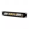 LogiLink ACT108 10-Port Keystone Patch Panel, 10-Inch Rack, 1U, Schwarz
