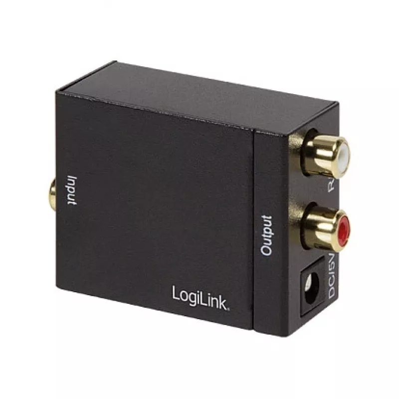 LogiLink CA0100 Digital-Analog-Audio-Konverter (SPDIF/Koaxial auf RCA Stereo)