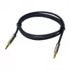 LogiLink CA10030 Premium 3.5mm TRS Klinkenkabel, Metallstecker, Blau, 0.3m