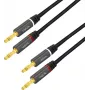 LogiLink CA1210 Audiokabel 3 m Banane 2 x Banane Schwarz