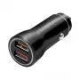 LogiLink PA0285 2-Port USB-Autoladegerät 10,5 W, LED-beleuchtet, Schwarz