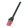 LogiLink Cat.6 U/UTP Patchkabel, 1m, Schwarz, PrimeLine