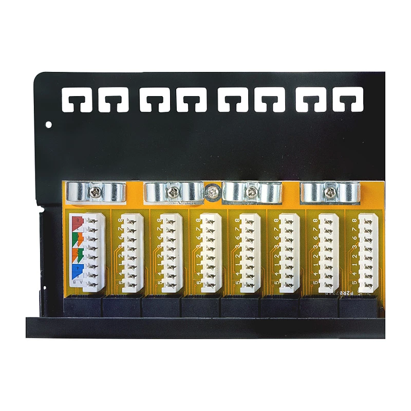 LogiLink Cat.6A Patchpanel 24-Port UTP, 1U, 90° IDC