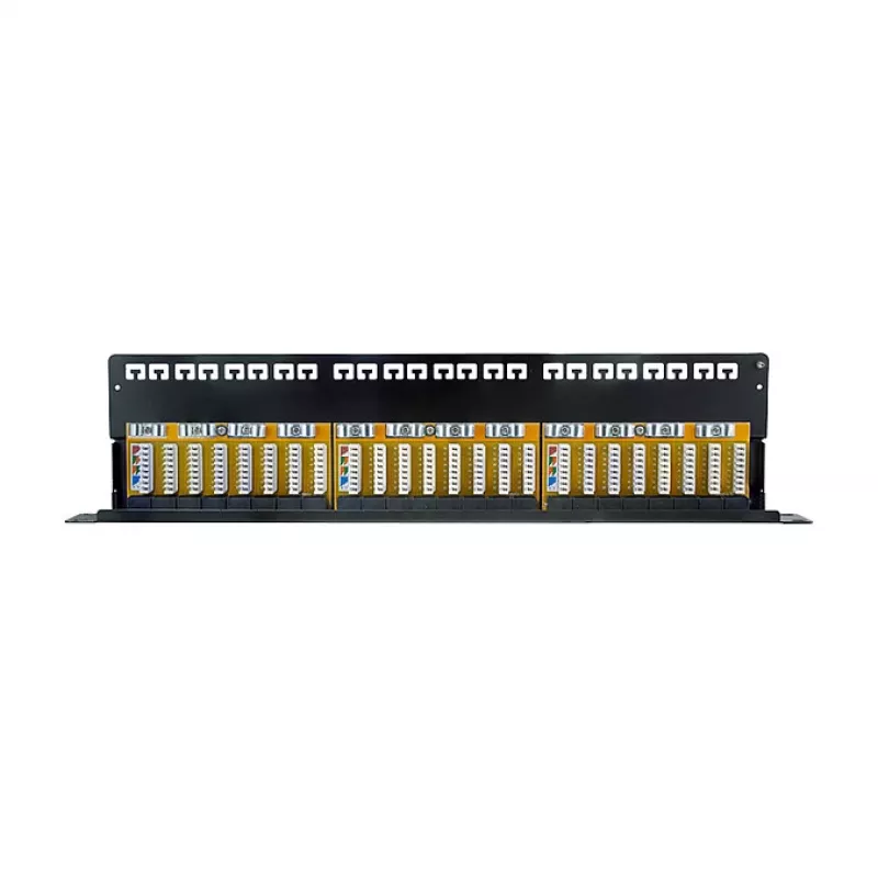 LogiLink Cat.6A Patchpanel 24-Port UTP, 1U, 90° IDC