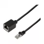 LogiLink Cat.6A Premium Patchkabel-Verlängerung, S/FTP, Schwarz, 3 m