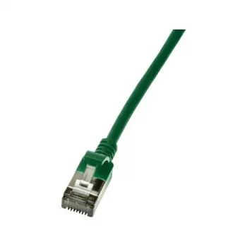 LogiLink Cat.6A S/FTP TPE SlimLine Patchkabel, Grün, 1,0 m