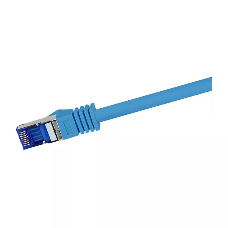 LogiLink Cat.6A S/FTP Ultraflex GHMT Certified Patch Cable, 1.0m, Blau