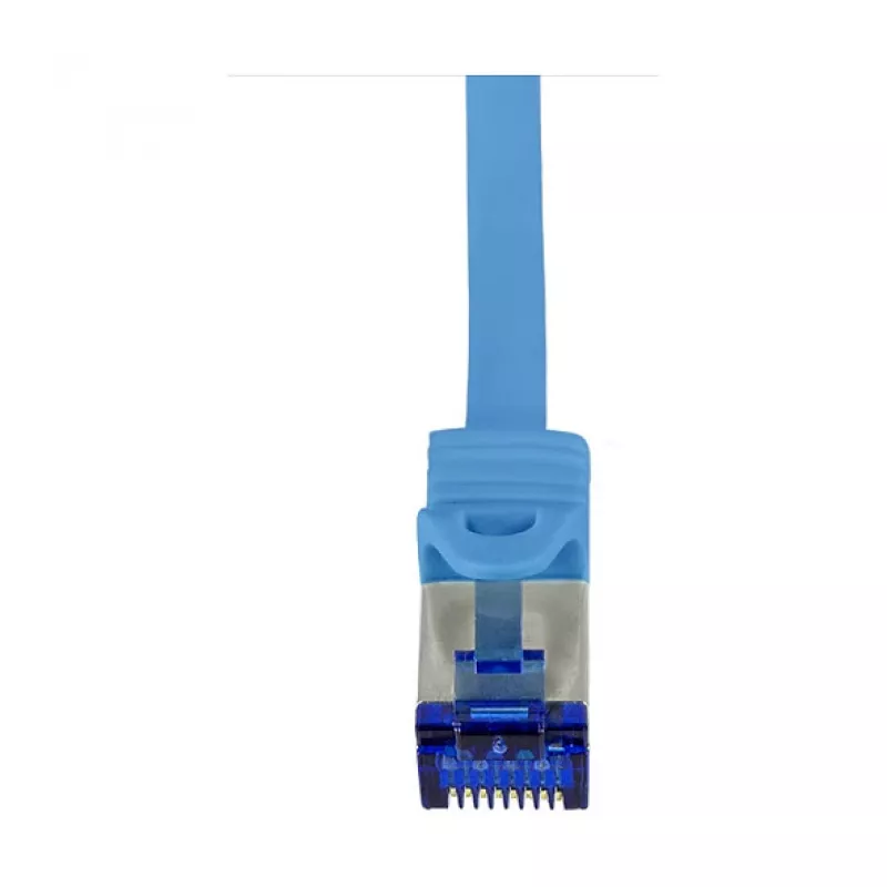 LogiLink Cat.6A S/FTP Ultraflex Patchkabel, GHMT-zertifiziert, Blau, 0,5 m