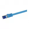 LogiLink Cat.6A S/FTP Ultraflex Patchkabel, GHMT-zertifiziert, Blau, 0,5 m