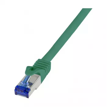 LogiLink Cat.6A S/FTP Ultraflex Patchkabel, 0,25 m, Grün, GHMT-zertifiziert