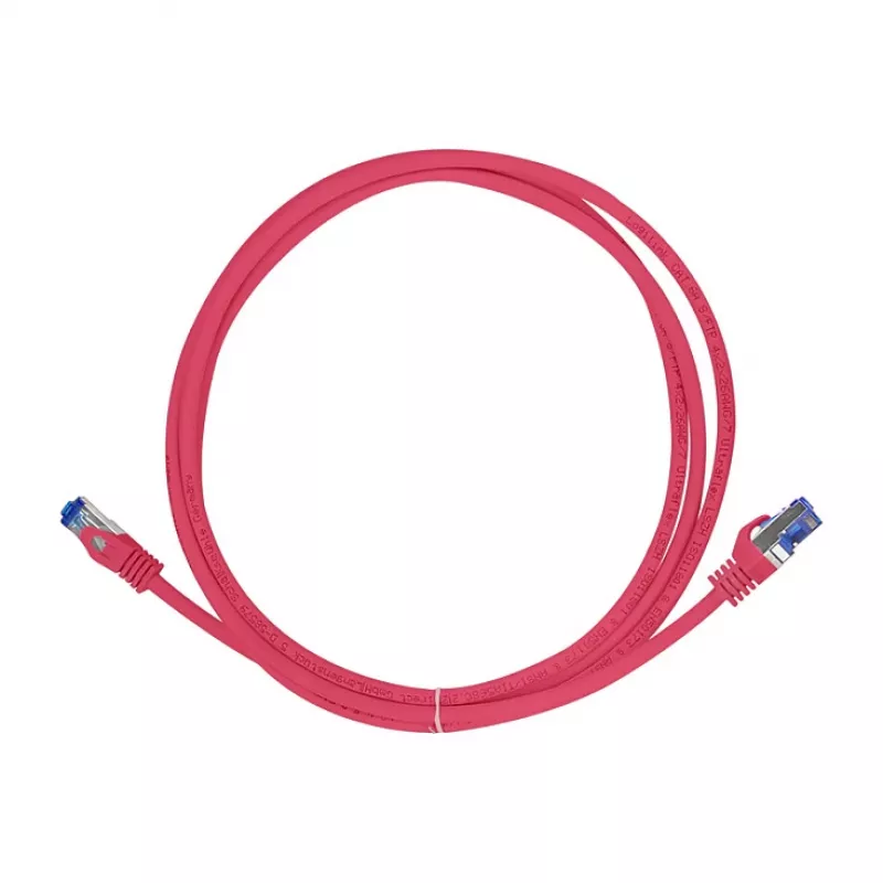 LogiLink Cat.6A S/FTP Ultraflex Patchkabel, GHMT-zertifiziert, Rot, 0,25 m