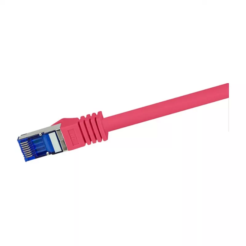 LogiLink Cat.6A S/FTP Ultraflex Patchkabel, GHMT-zertifiziert, Rot, 1,0 m