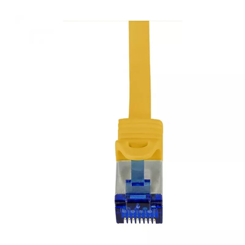 LogiLink Cat.6A S/FTP Ultraflex Patchkabel, GHMT-zertifiziert, Gelb, 0,25 m