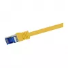 LogiLink Cat.6A S/FTP Ultraflex Patchkabel, GHMT-zertifiziert, Gelb, 0,25 m
