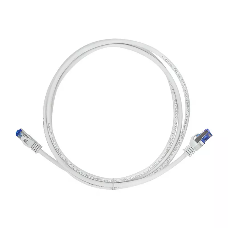 LogiLink Cat.6A S/FTP Ultraflex Patchkabel, Grau, 1,0 m, GHMT-zertifiziert