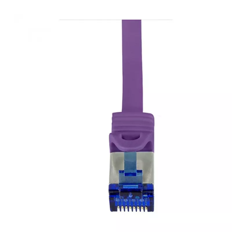 LogiLink Cat.6A S/FTP Ultraflex Patchkabel, Lila, 0,25 m, GHMT-zertifiziert