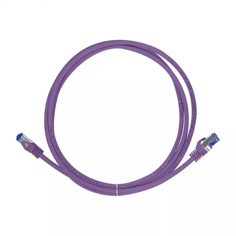 LogiLink Cat.6A S/FTP Ultraflex Patchkabel, Lila, 1,0 m, GHMT-zertifiziert