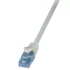LogiLink Cat.6A U/UTP RJ45 Patchkabel, 0,25 m, Grau, EconLine