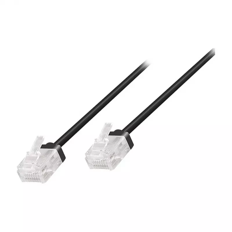 LogiLink Cat.6A U/UTP Slim High-Flex Patch Cable, 3m, Schwarz